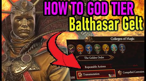 balthasar gelt army comp|Balthasar Gelt: 7 CRITICAL TIPS .